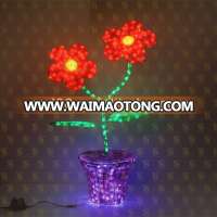 230V high brightness palm tree motif led sculpture light